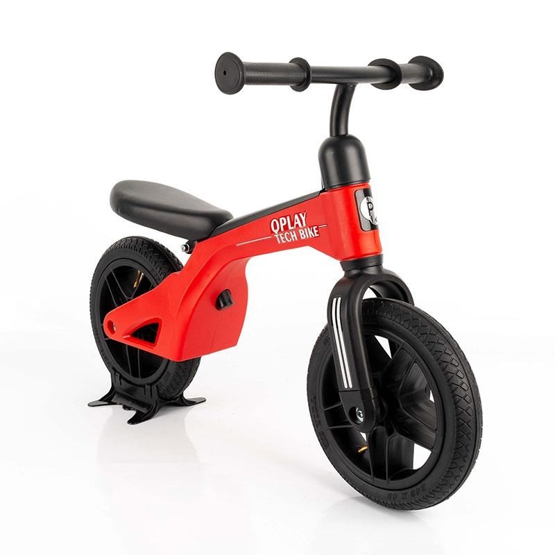 Bicicleta Balance bike Tech, Rosu, Qplay Bicicleta Balance bike Tech, Rosu, Qplay