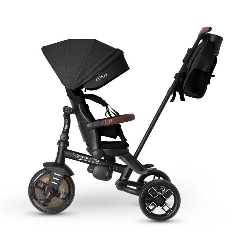 Tricicleta ultrapliabila Qplay Comfo Max Negru Tricicleta ultrapliabila Qplay Comfo Max Negru