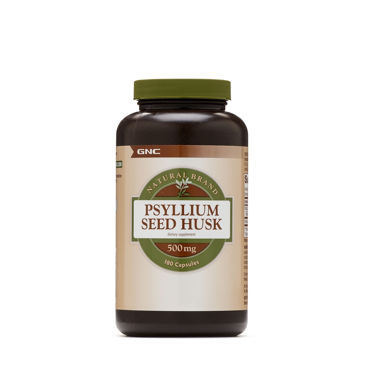 Seminte de psyllium decorticate 500 mg Natural Brand, 180 capsule, GNC Seminte de psyllium decorticate 500 mg Natural Brand, 180 capsule, GNC
