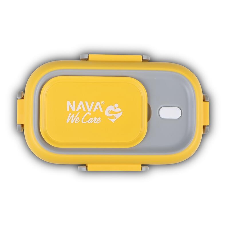 Lunchbox Nava We care 800 ml galben Lunchbox Nava We care 800 ml galben