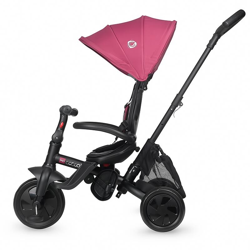 Tricicleta multifunctionala Coccolle Alegra Magenta Tricicleta multifunctionala Coccolle Alegra Magenta