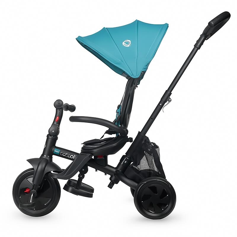 Tricicleta multifunctionala Coccolle Alegra Turquoise tide