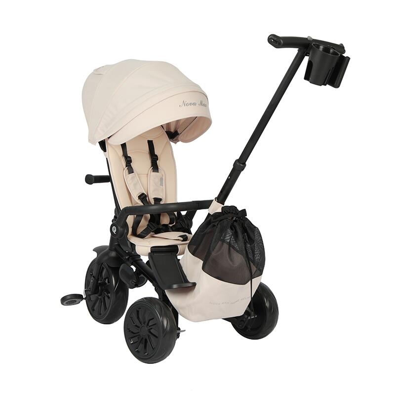 Tricicleta ultrapliabila Qplay Nova MAX Bej Tricicleta ultrapliabila Qplay Nova MAX Bej