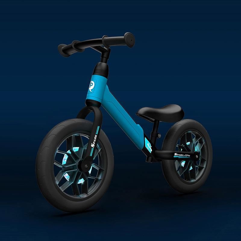 Bicicleta Balance bike Spark, Albastru, Qplay Bicicleta Balance bike Spark, Albastru, Qplay