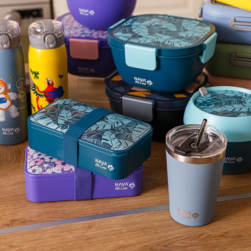 Lunchbox Nava WE care 650 ml gri Lunchbox Nava WE care 650 ml gri