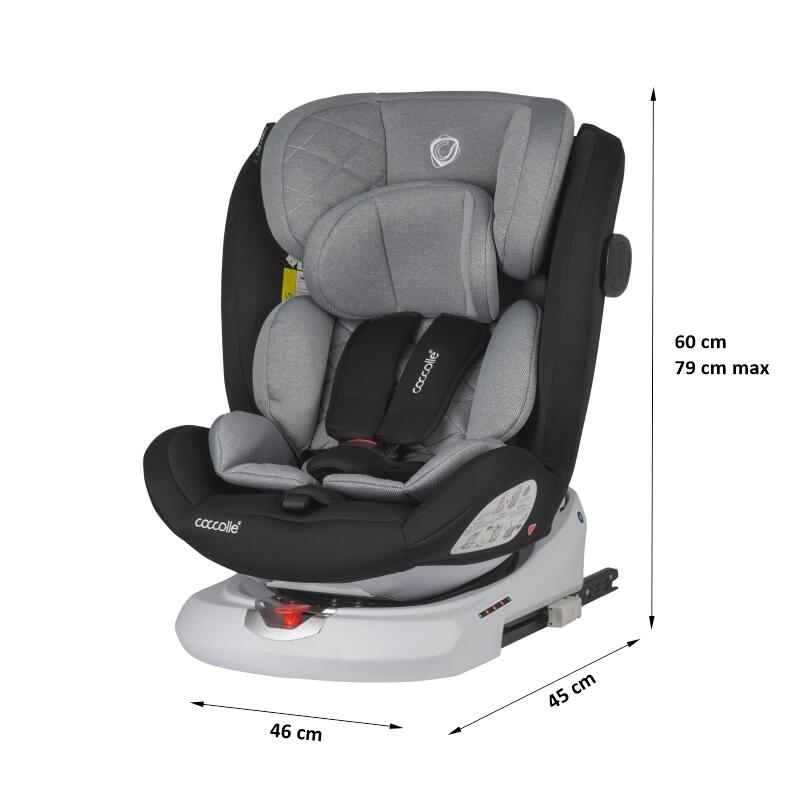Scaun auto iSize 40-150 cm Coccolle Lyra Greystone