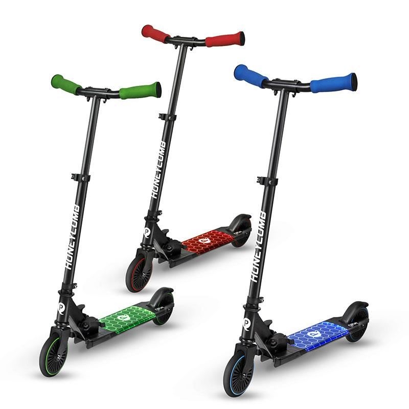 Trotineta LED QPlay Honeycomb Verde Trotineta LED QPlay Honeycomb Verde