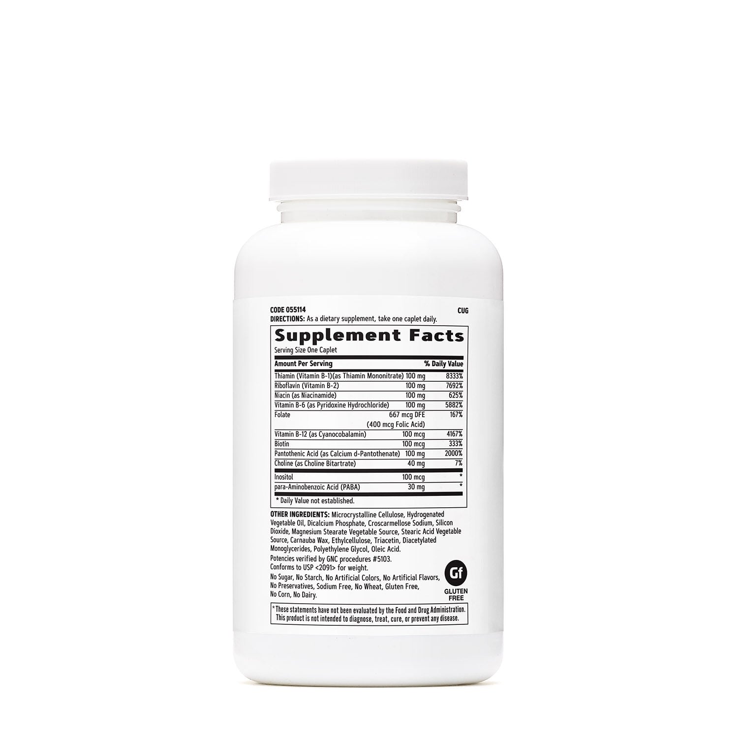 Complex de vitamine B, 250 tablete, GNC