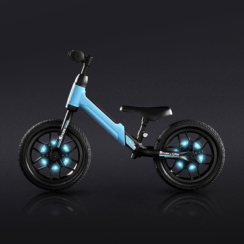 Bicicleta Balance bike Spark, Albastru, Qplay Bicicleta Balance bike Spark, Albastru, Qplay