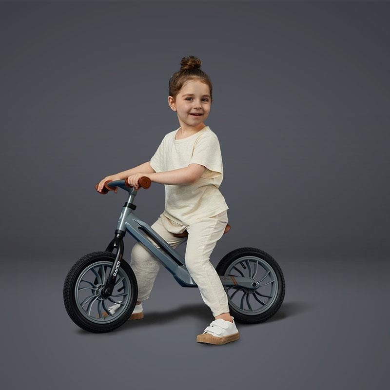 Bicicleta Balance bike Racer, Gri, Qplay Bicicleta Balance bike Racer, Gri, Qplay