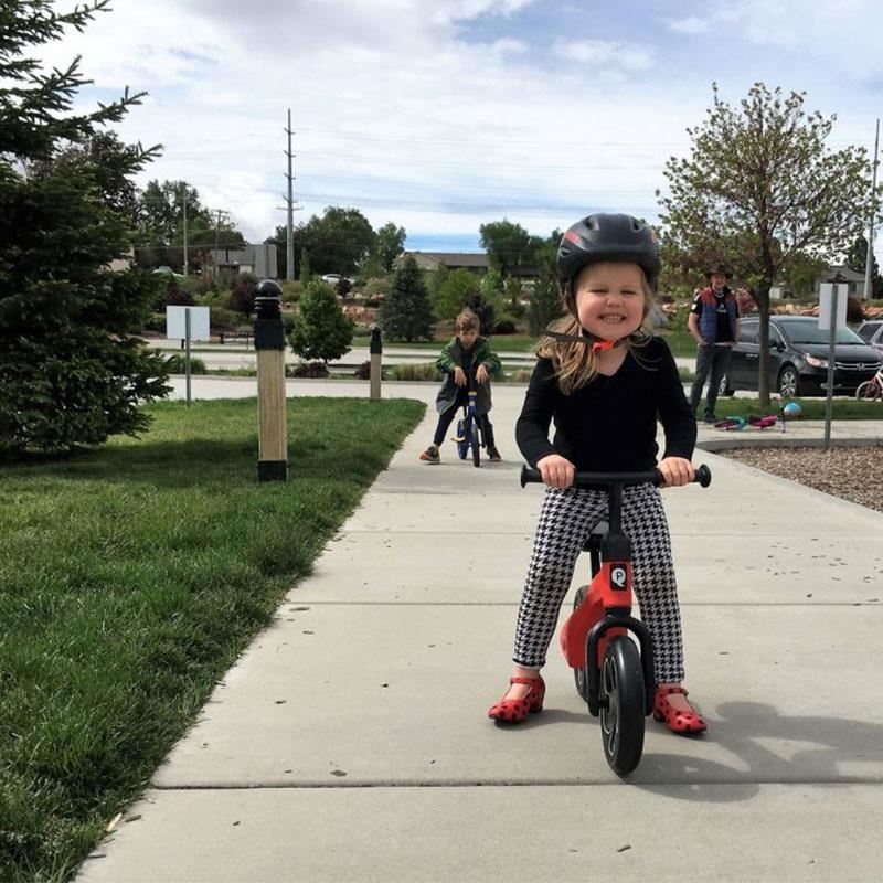 Bicicleta Balance bike Tech, Rosu, Qplay Bicicleta Balance bike Tech, Rosu, Qplay