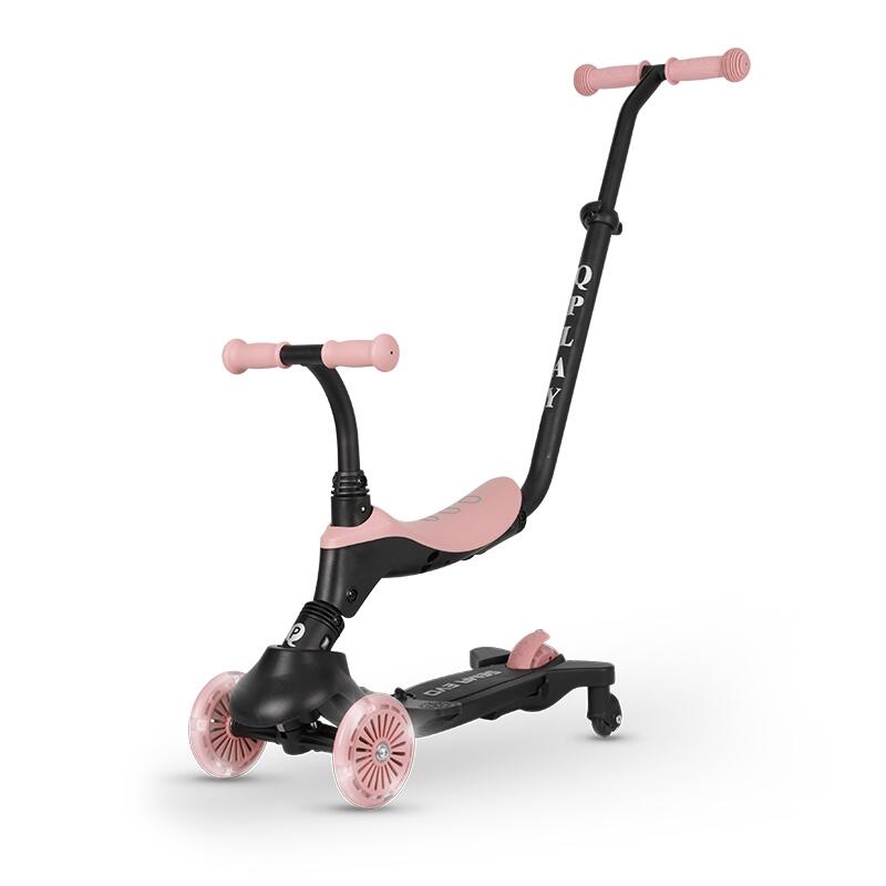 Trotineta multifunctionala 5in1 Qplay Sema EVO Roz Trotineta multifunctionala 5in1 Qplay Sema EVO Roz