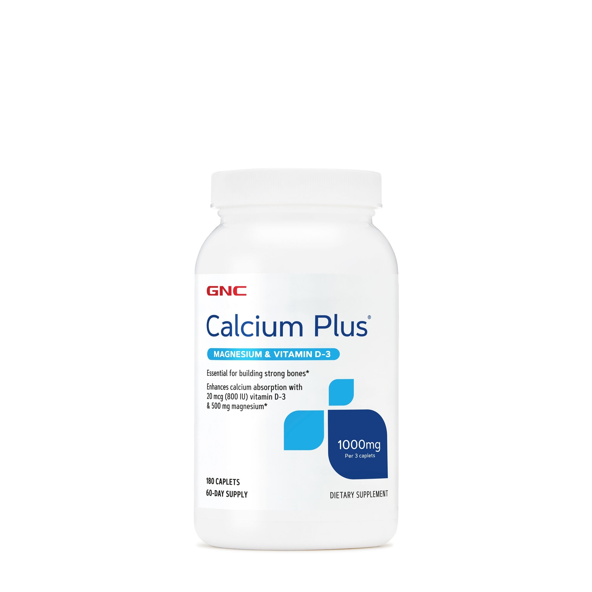 Calcium Plus, 180 tablete, GNC Calcium Plus, 180 tablete, GNC