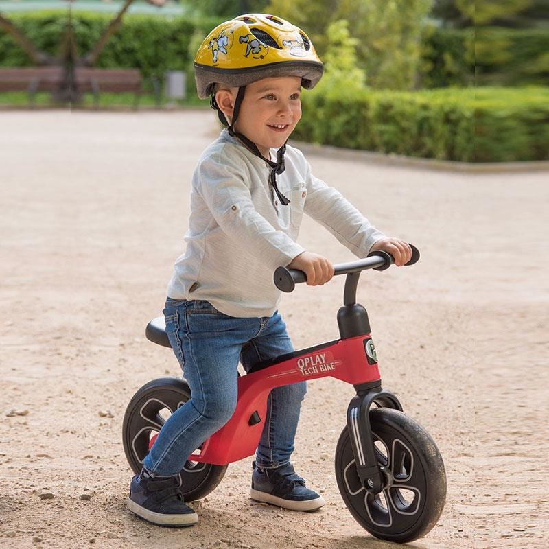 Bicicleta Balance bike Tech, Rosu, Qplay Bicicleta Balance bike Tech, Rosu, Qplay