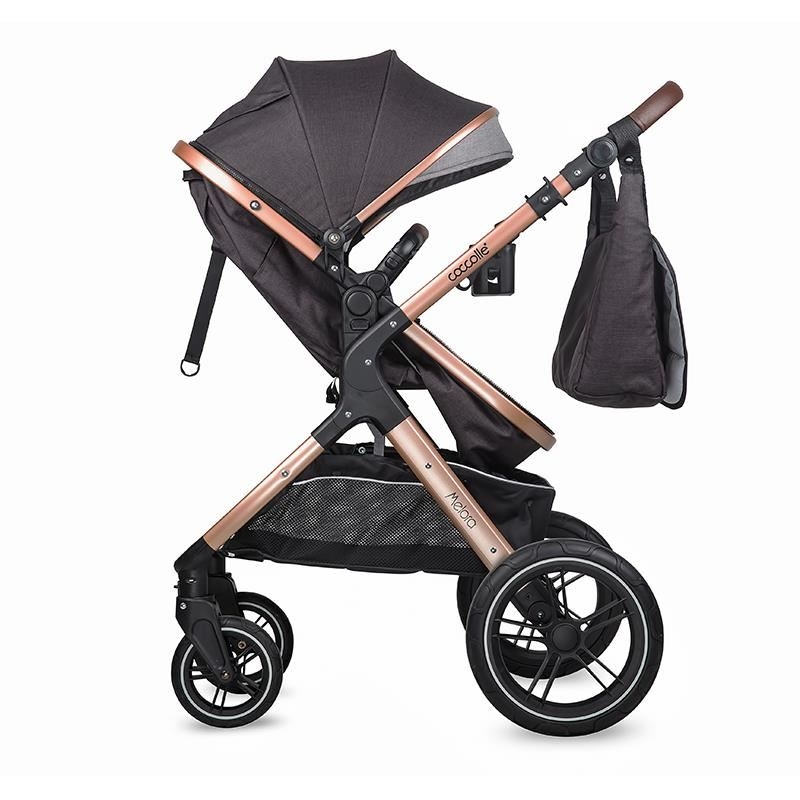 Carucior transformabil 3in1 Coccolle Melora Diamond black Carucior transformabil 3in1 Coccolle Melora Diamond black