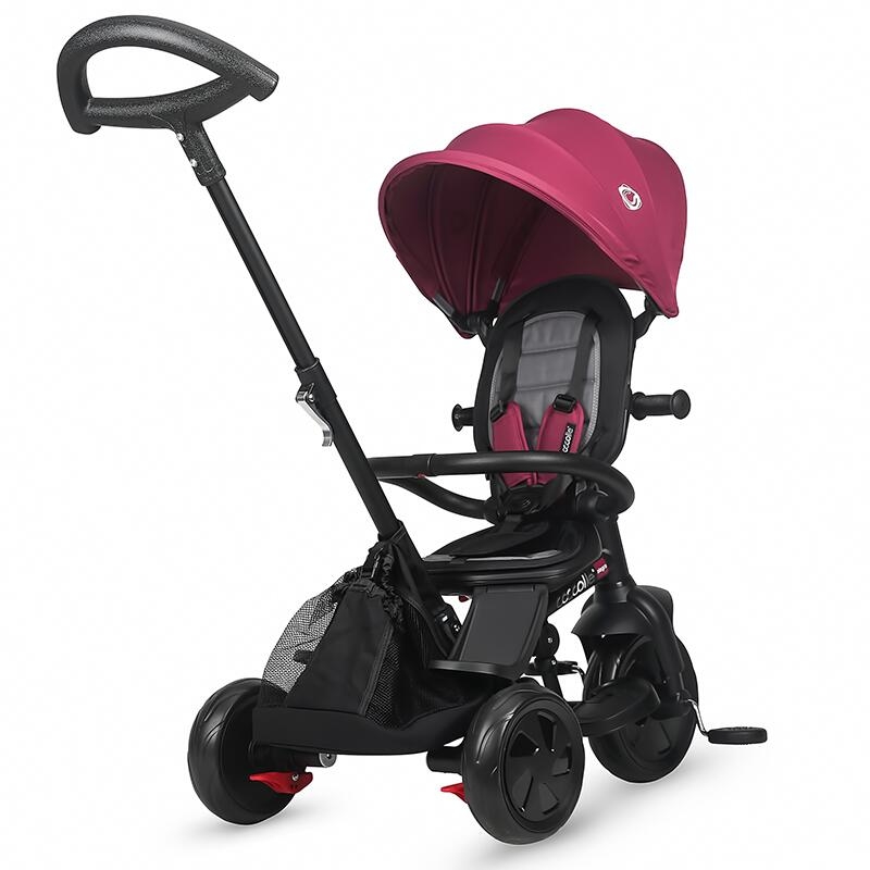 Tricicleta multifunctionala Coccolle Alegra Magenta Tricicleta multifunctionala Coccolle Alegra Magenta