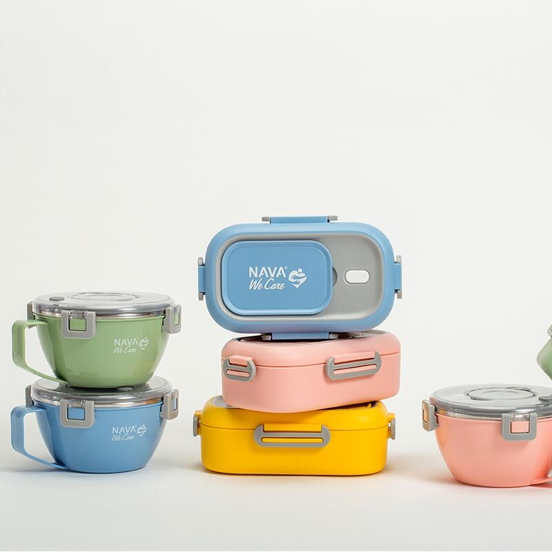 Lunchbox Nava We care 800 ml albastru Lunchbox Nava We care 800 ml albastru