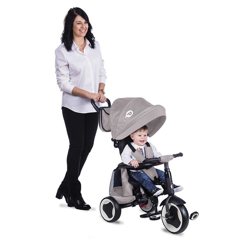 Tricicleta pliabila Qplay Rito+ Gri Tricicleta pliabila Qplay Rito+ Gri