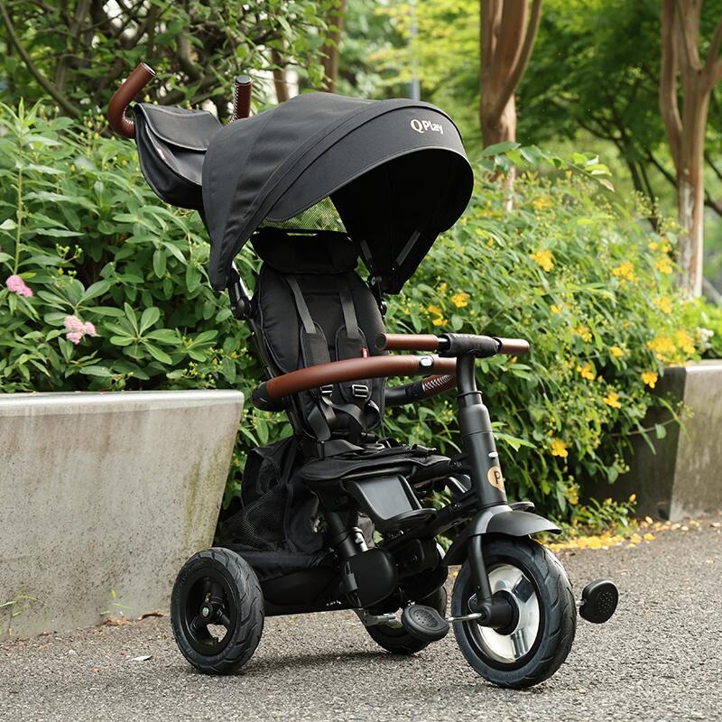 Tricicleta pliabila Qplay Rito Deluxe Negru Tricicleta pliabila Qplay Rito Deluxe Negru