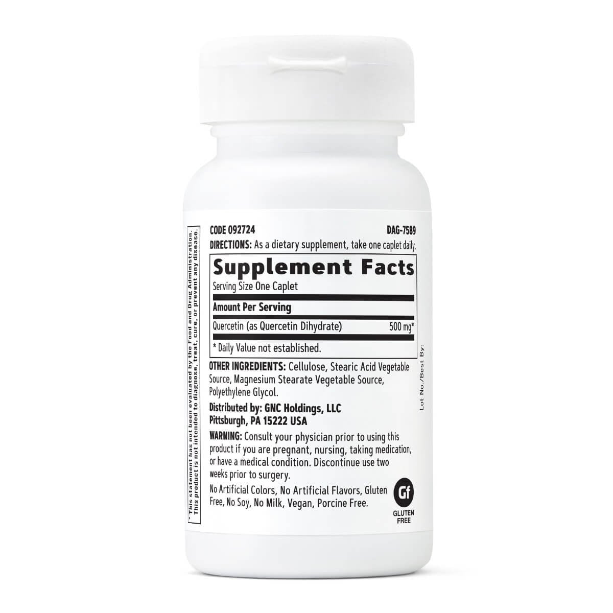 Quercetina 500 mg, 60 tablete, GNC Quercetina 500 mg, 60 tablete, GNC