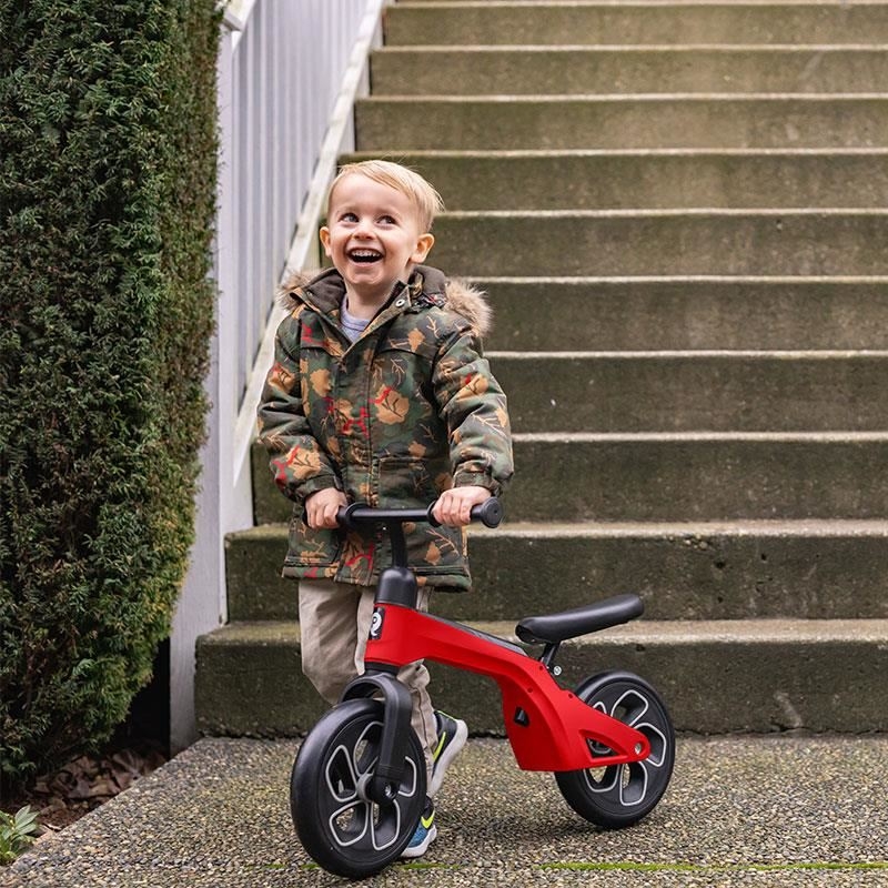 Bicicleta Balance bike Tech, Rosu, Qplay Bicicleta Balance bike Tech, Rosu, Qplay