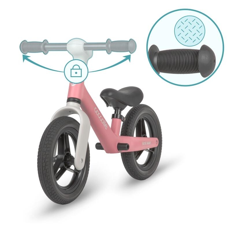Bicicleta fara pedale Coccolle First Way, Blush Pink Bicicleta fara pedale Coccolle First Way, Blush Pink