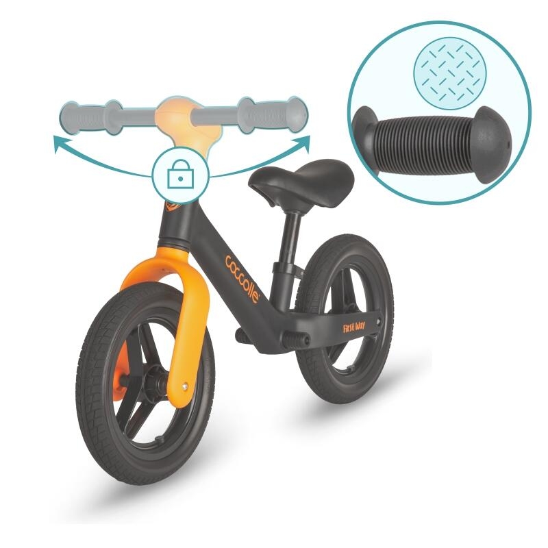 Bicicleta fara pedale Coccolle First Way, Orange Shadow Bicicleta fara pedale Coccolle First Way, Orange Shadow