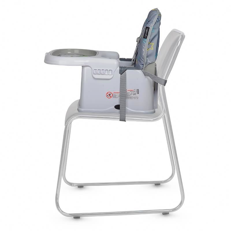 Scaun de luat masa multifunctional Coccolle Ziti Grey Stars Scaun de luat masa multifunctional Coccolle Ziti Grey Stars
