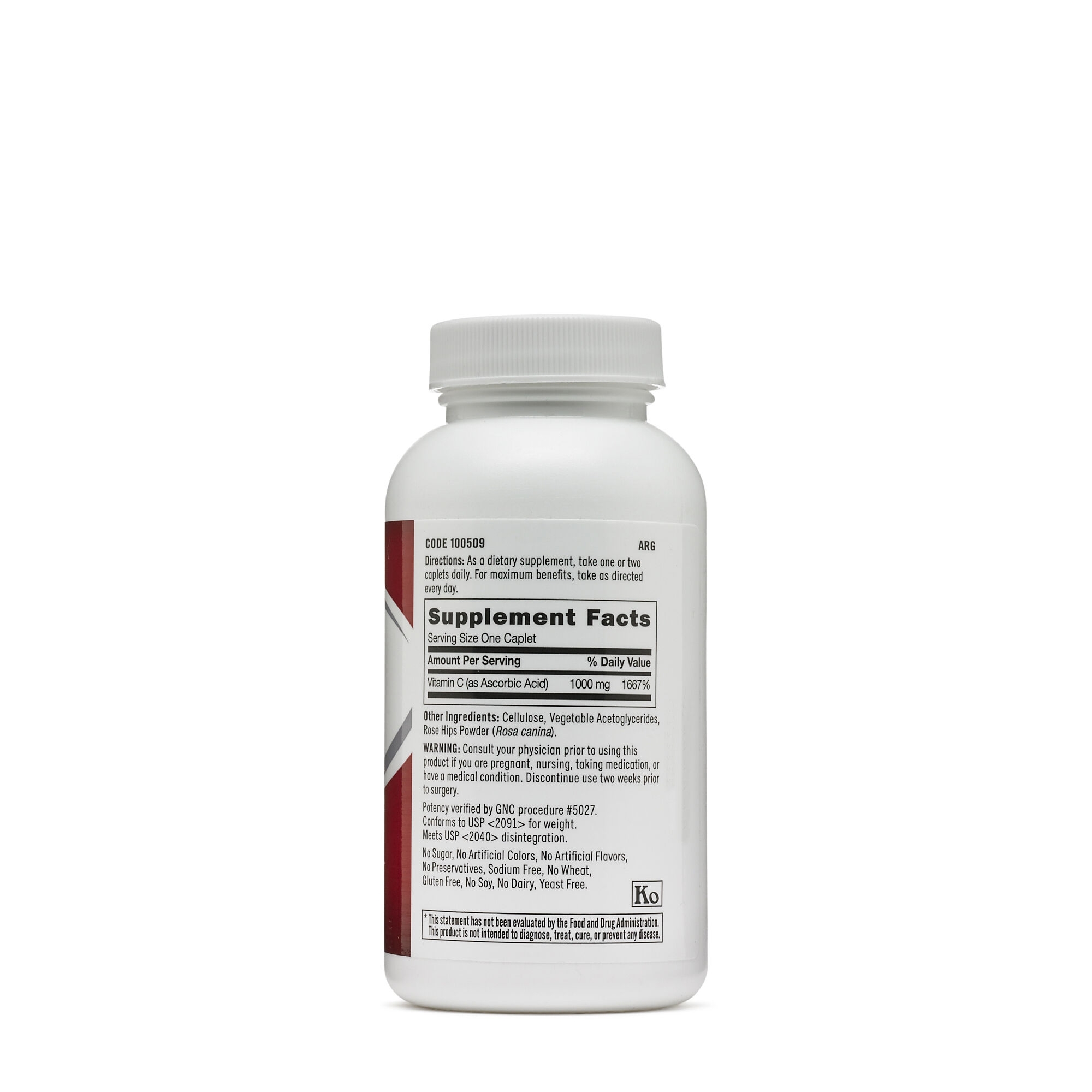 Vitamina C 1000 mg cu macese, 100 tablete, GNC Vitamina C 1000 mg cu macese, 100 tablete, GNC