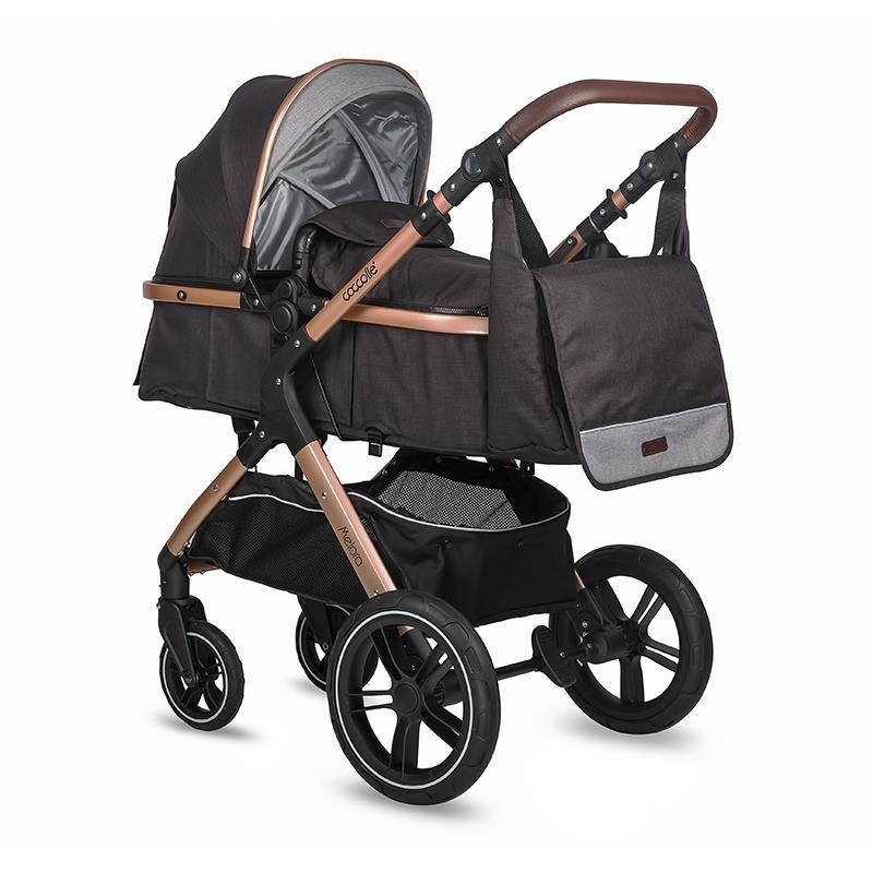 Carucior transformabil 3in1 Coccolle Melora Diamond black Carucior transformabil 3in1 Coccolle Melora Diamond black