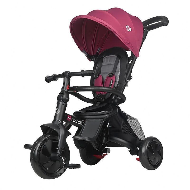 Tricicleta multifunctionala Coccolle Alegra Magenta Tricicleta multifunctionala Coccolle Alegra Magenta