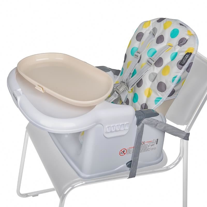 Scaun de luat masa multifunctional Coccolle Ziti Beige Dots Scaun de luat masa multifunctional Coccolle Ziti Beige Dots