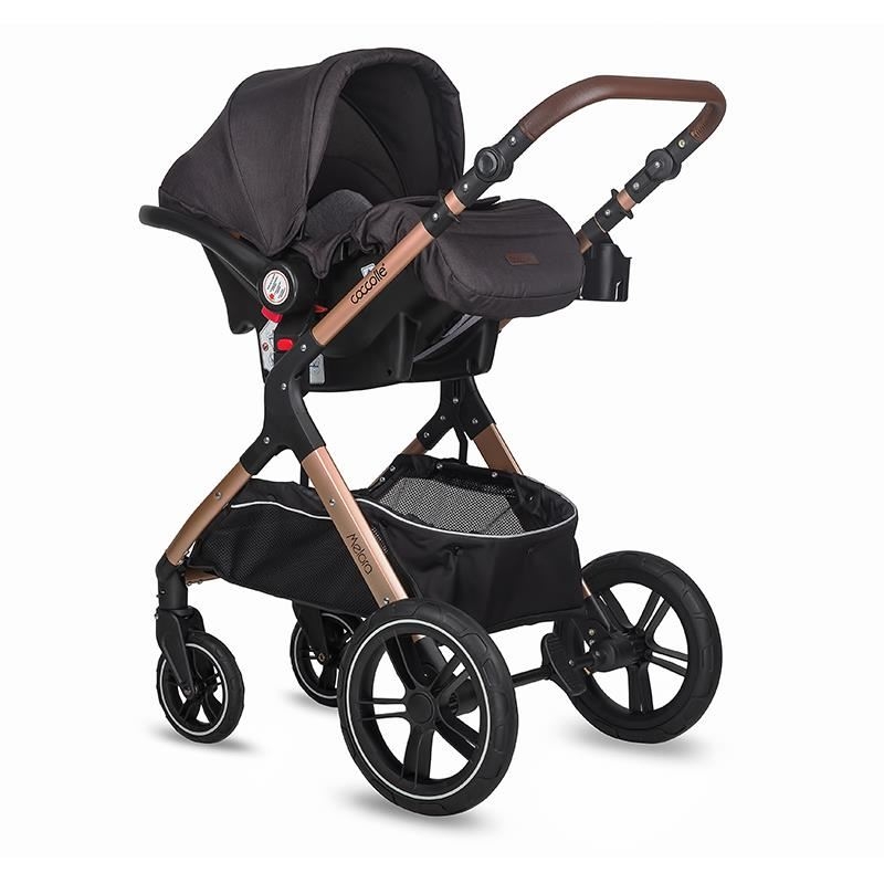 Carucior transformabil 3in1 Coccolle Melora Diamond black Carucior transformabil 3in1 Coccolle Melora Diamond black