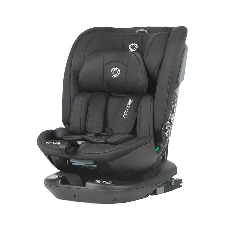 Scaun auto rotativ iSize Coccolle Velsa Jet black Scaun auto rotativ iSize Coccolle Velsa Jet black