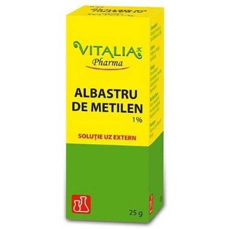 Vitalia - Albastru de metilen 1% 25g Vitalia - Albastru de metilen 1% 25g