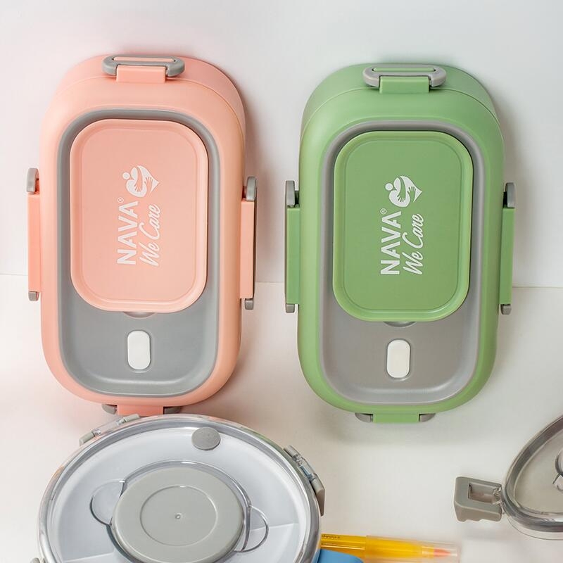Lunchbox Nava We care 800 ml albastru Lunchbox Nava We care 800 ml albastru