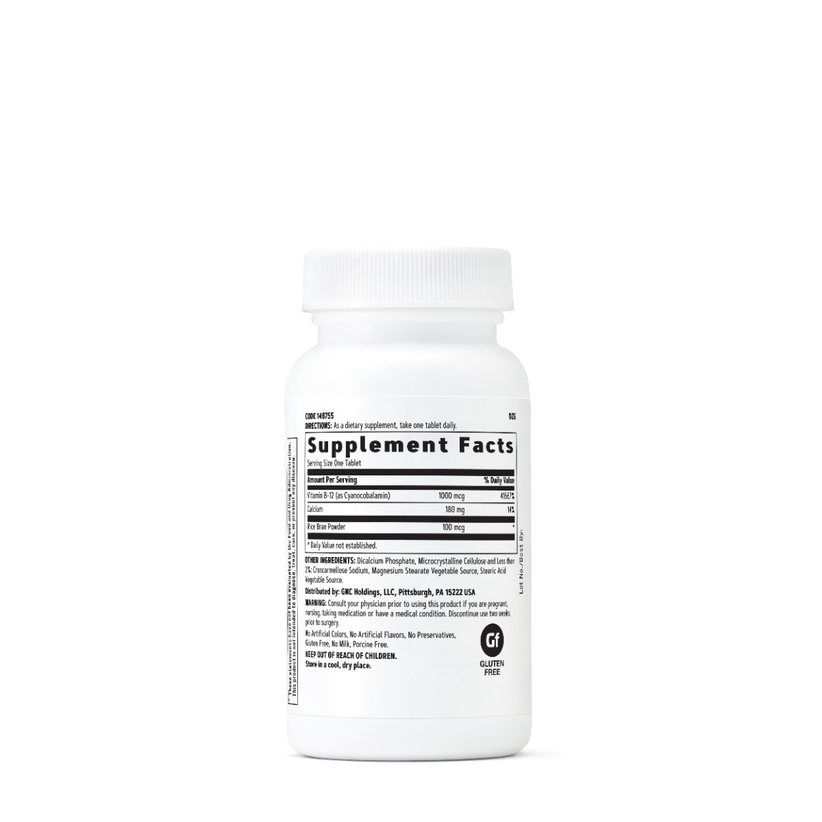 Vitamina B-12 1000 mcg, 30 tablete, GNC Vitamina B-12 1000 mcg, 30 tablete, GNC