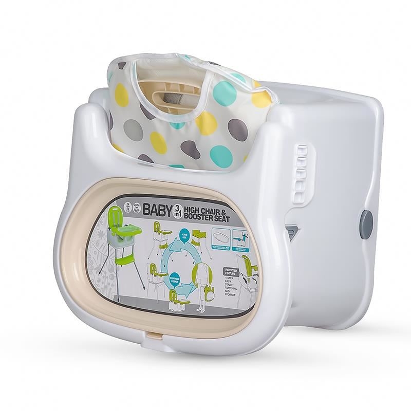 Scaun de luat masa multifunctional Coccolle Ziti Beige Dots Scaun de luat masa multifunctional Coccolle Ziti Beige Dots