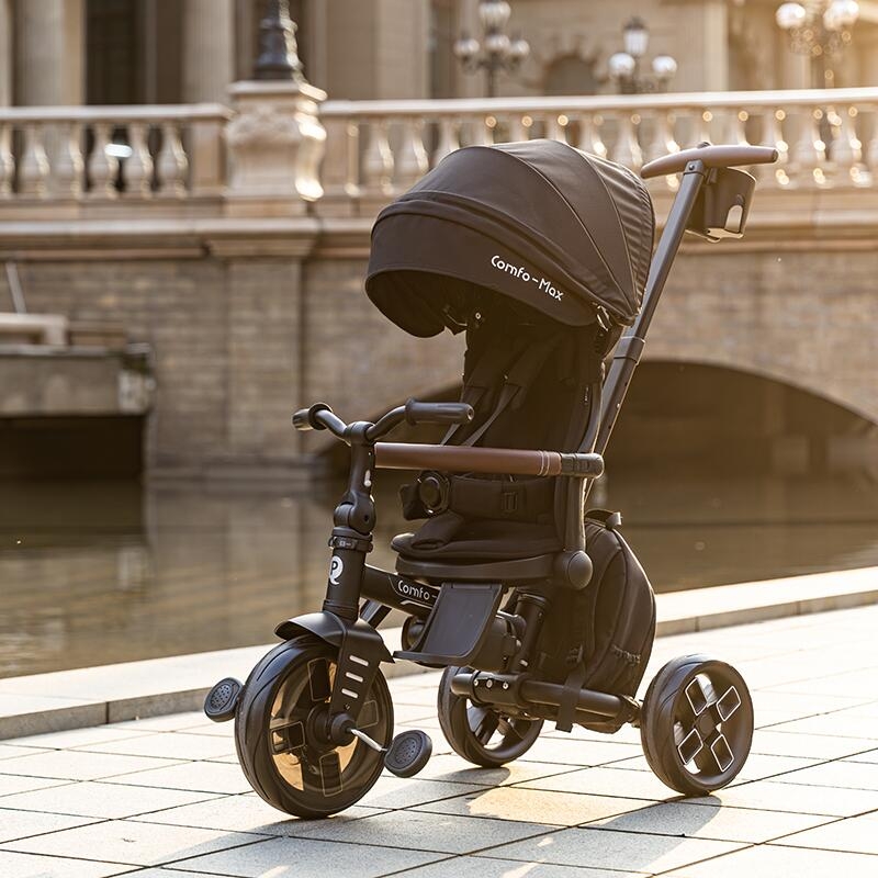 Tricicleta ultrapliabila Qplay Comfo Max Negru Tricicleta ultrapliabila Qplay Comfo Max Negru