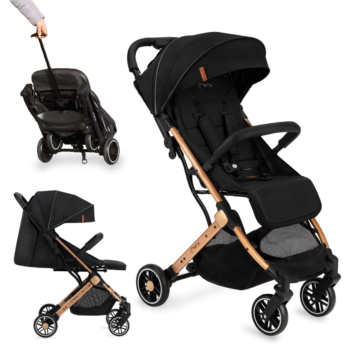 Carucior sport Estelle, Momi, Black Carucior sport Estelle, Momi, Black