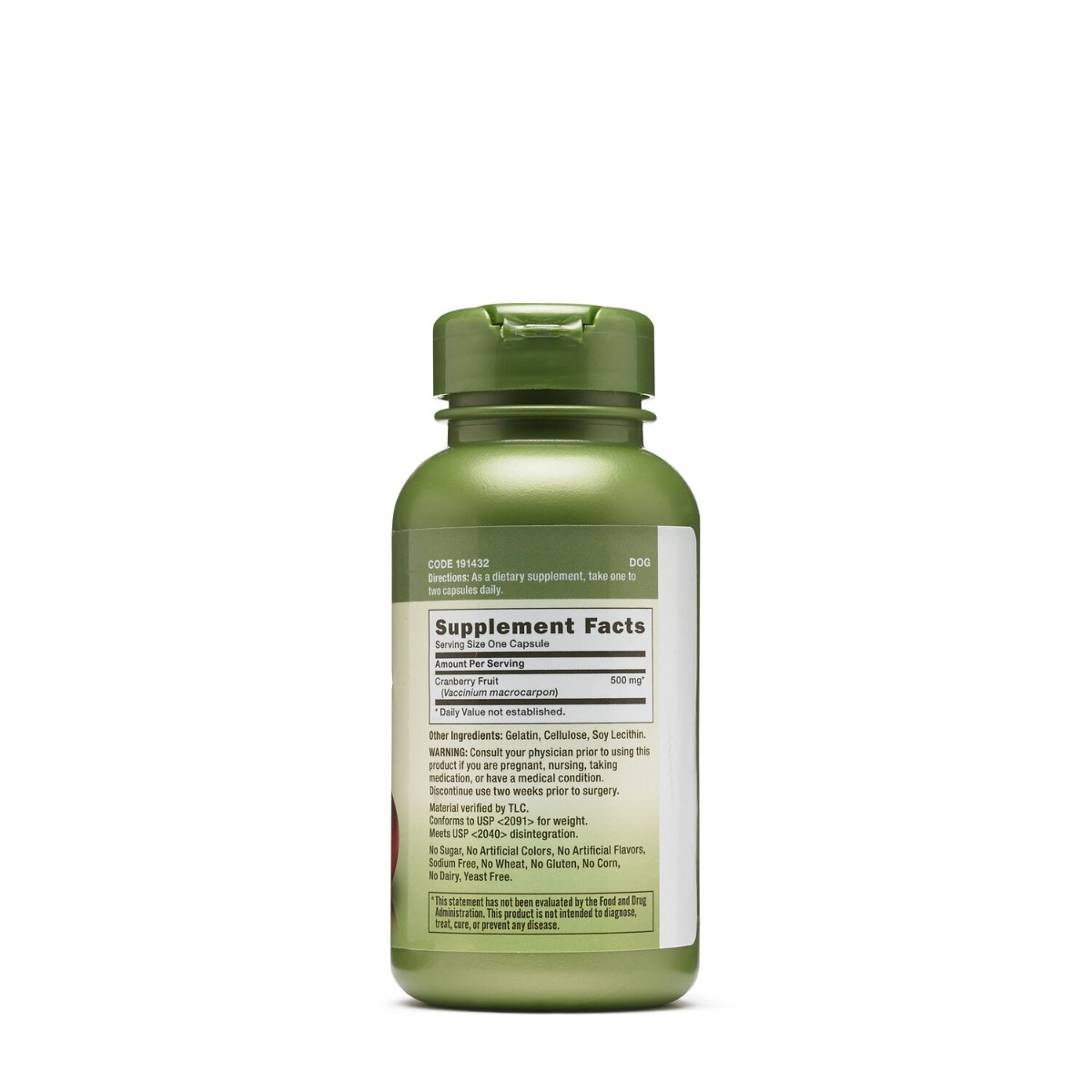 Extract din fruct de merisor 500 mg Herbal Plus, 100 capsule, GNC Extract din fruct de merisor 500 mg Herbal Plus, 100 capsule, GNC