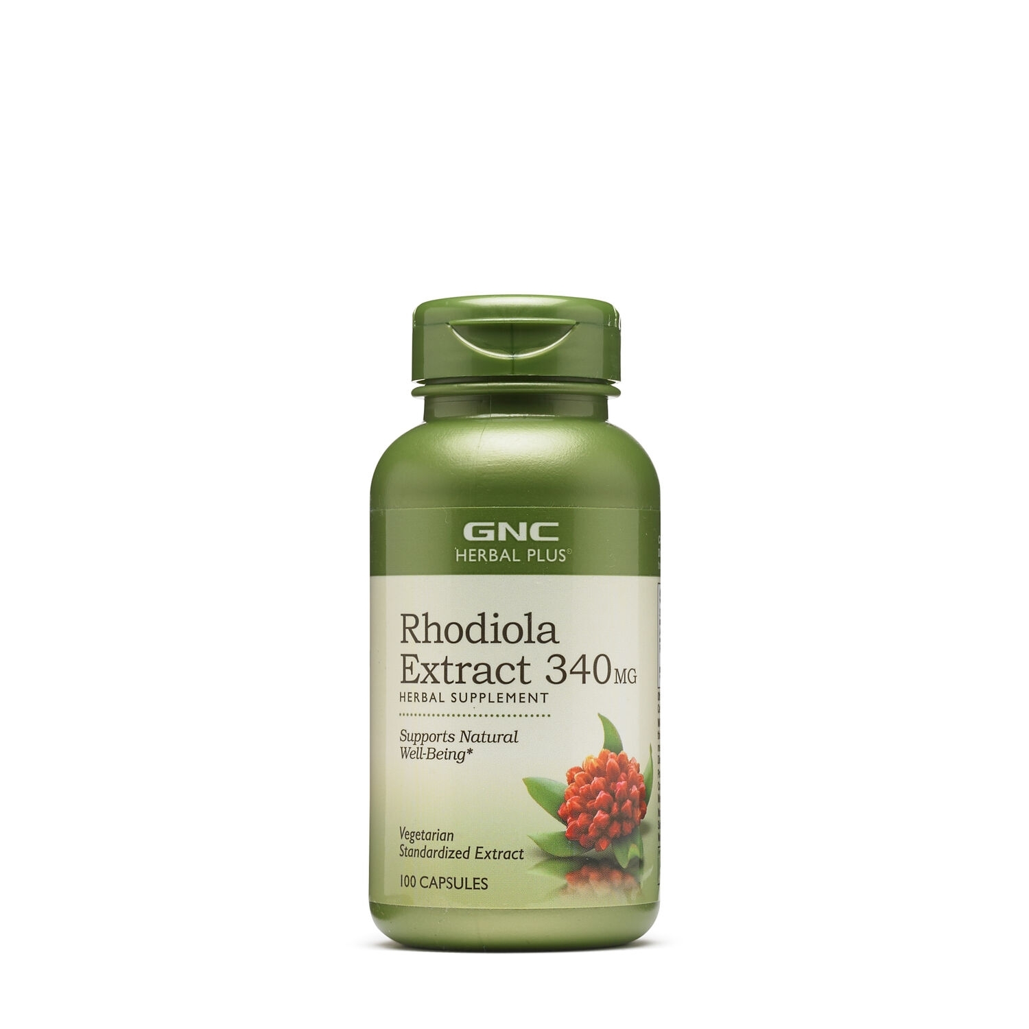 Extract de rodiola 340 mg Herbal Plus, 100 capsule, GNC Extract de rodiola 340 mg Herbal Plus, 100 capsule, GNC