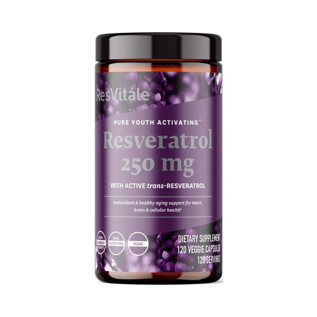 Resveratrol 250 mg, 120 capsule, ResVitale Resveratrol 250 mg, 120 capsule, ResVitale