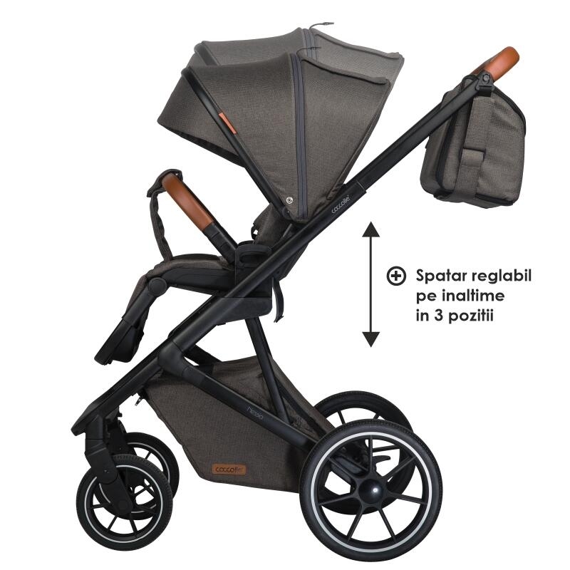 Carucior modular 2in1 Coccolle Nessia Anthracite+Balansoar bebelusi Coccolle Velio Butternut Carucior modular 2in1 Coccolle Nessia Anthracite+Balansoar bebelusi Coccolle Velio Butternut