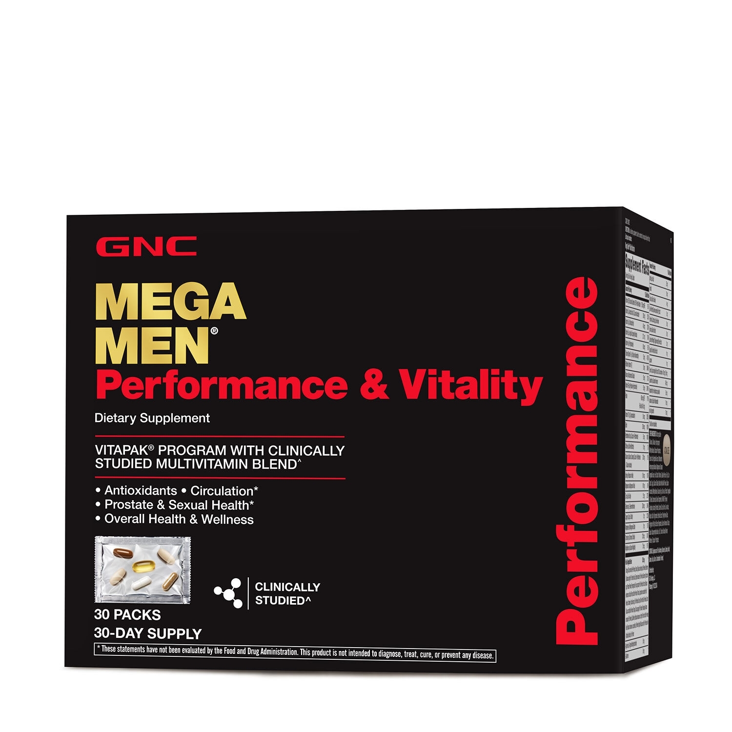 Multivitamine pentru barbati performanta si vitalitate Mega Men, 30 pachete, GNC Multivitamine pentru barbati performanta si vitalitate Mega Men, 30 pachete, GNC