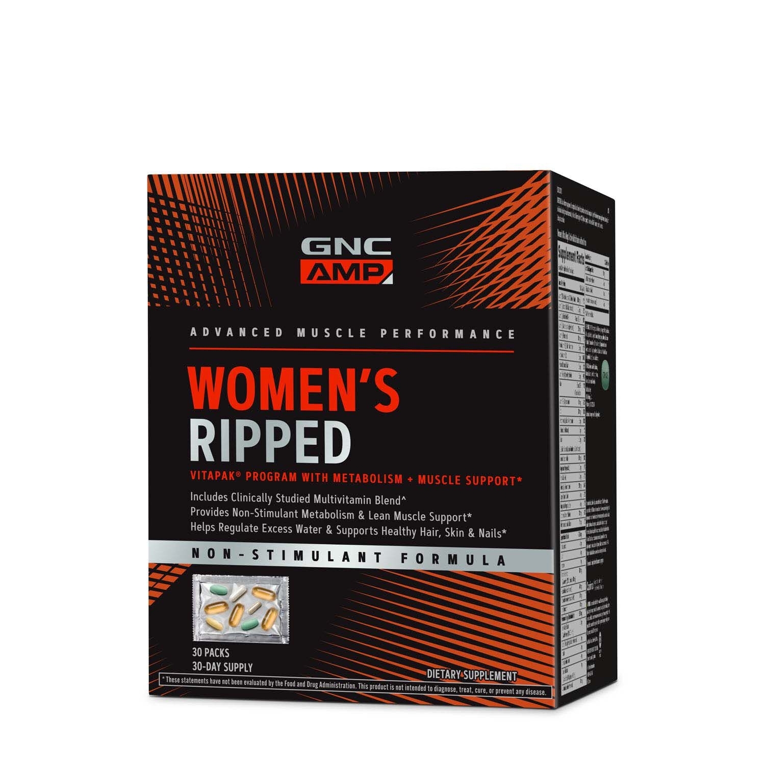 Program complex de multivitamine pentru femei non-stimulant AMP, 30 pachete, AMP Program complex de multivitamine pentru femei non-stimulant AMP, 30 pachete, AMP