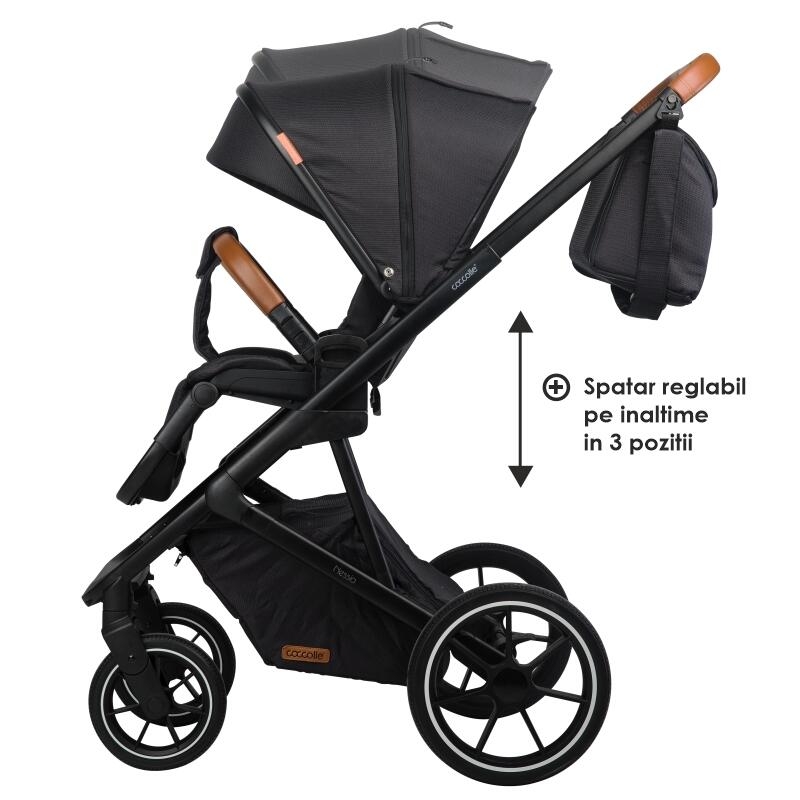 Carucior modular 2 in 1 Coccolle Nessia Diamond black+Balansoar bebelusi Coccolle Velio Butternut Carucior modular 2 in 1 Coccolle Nessia Diamond black+Balansoar bebelusi Coccolle Velio Butternut