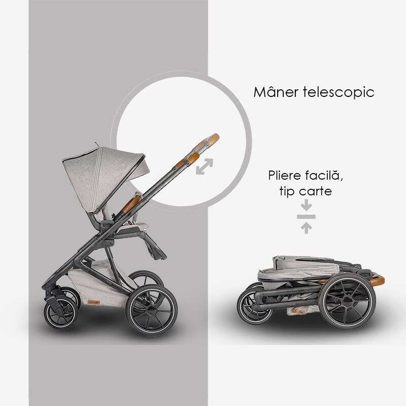 Carucior modular 2in1 Coccolle Nessia Lunar rock Carucior modular 2in1 Coccolle Nessia Lunar rock