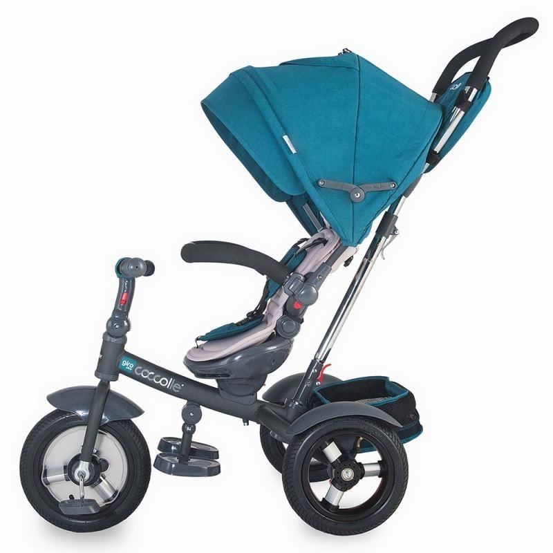 Tricicleta multifunctionala Coccolle Giro Plus Albastru Tricicleta multifunctionala Coccolle Giro Plus Albastru