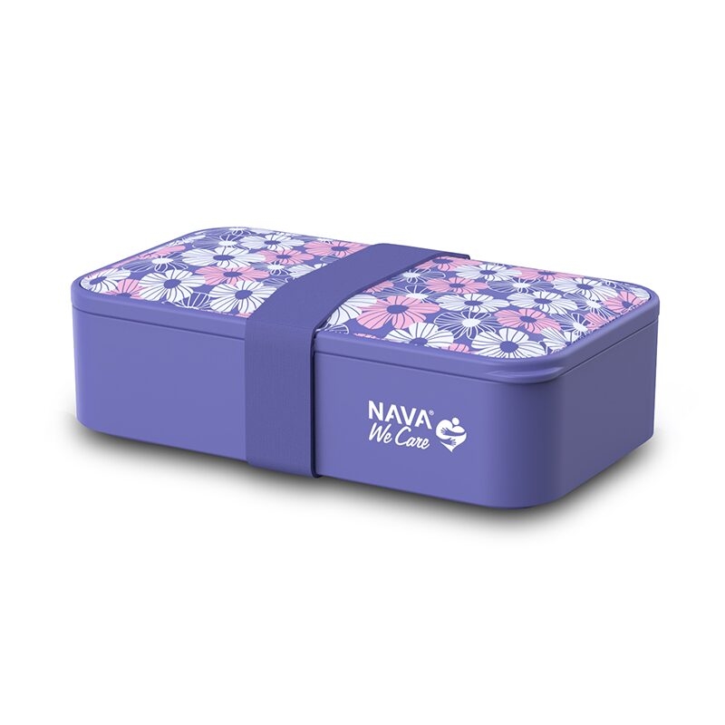 Lunchbox Nava We care 650 ml violet Lunchbox Nava We care 650 ml violet